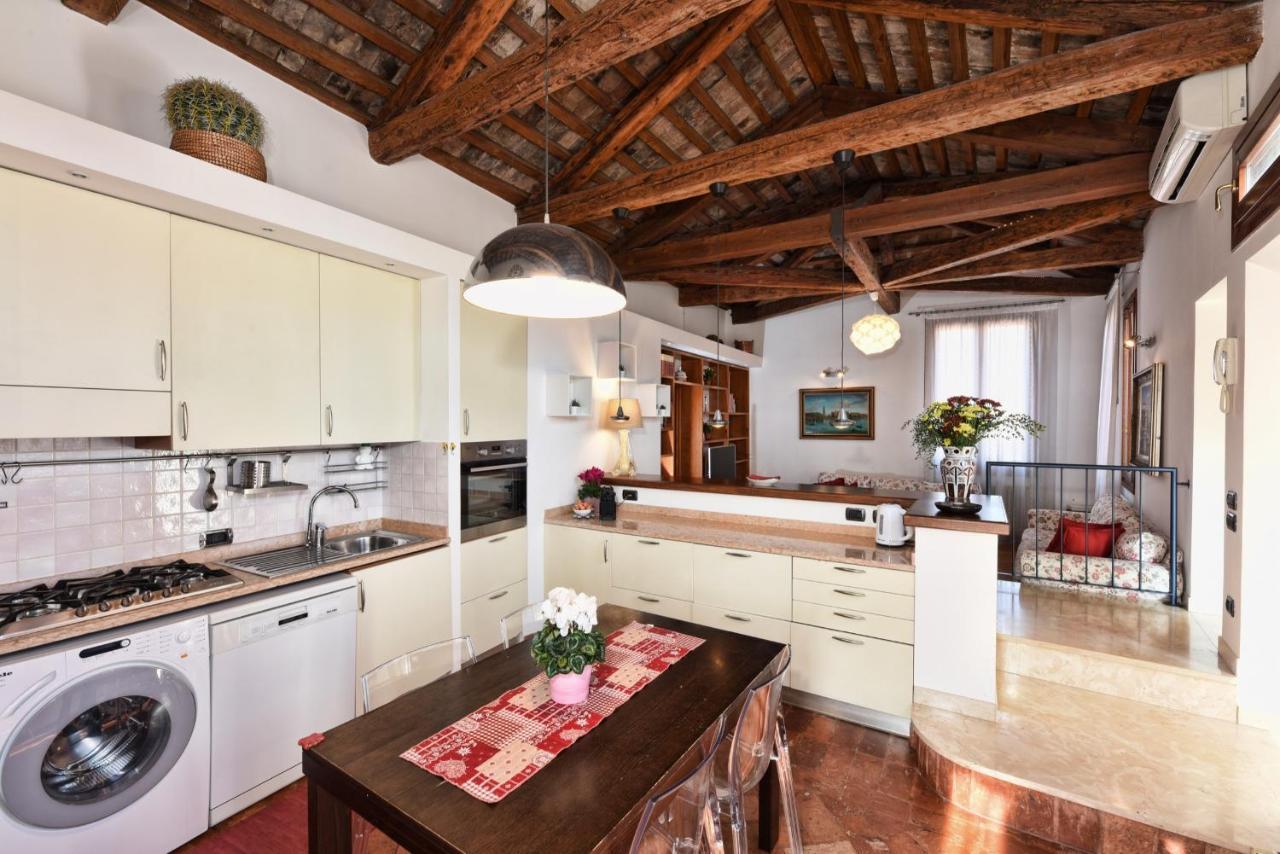Ferienwohnung Bellissima Casa Vicino Biennale Grande Terrazza ! Venedig Exterior foto